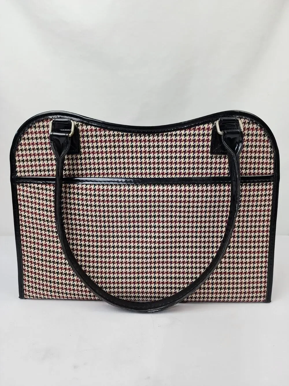 Pet Carrier Soft Sided Small Dog Cat Classic Houndstooth Fashionable Accessory